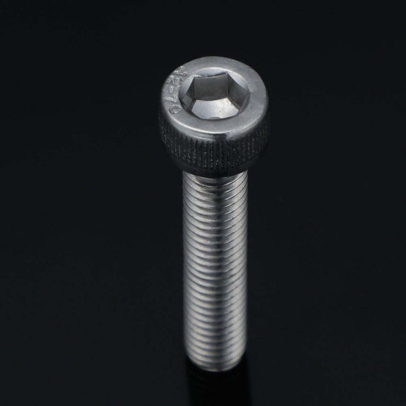 MewuDecor M3 x 12mm Socket Head Cap Screws Metric, Allen Socket Drive, Stainless Steel 304, Full Thread, Bright Finish, Machine Thread, 100 PCS - Image 3